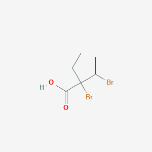 2,3-Dibromo-2-ethylbutanoic acid