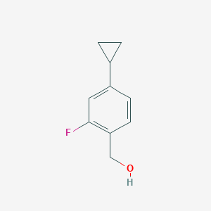 molecular formula C10H11FO B1472119 (4-Cyclopropyl-2-fluorophenyl)methanol CAS No. 1613413-66-3