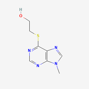 2-(9-Methylpurin-6-yl)sulfanylethanol