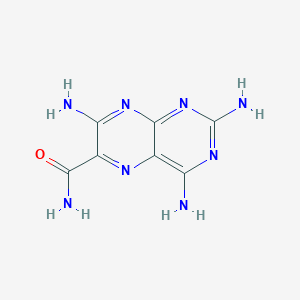 2,4,7-Triaminopteridine-6-carboxamide