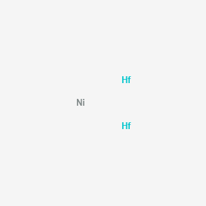 molecular formula Hf2Ni B14721266 Hafnium;nickel CAS No. 12315-69-4