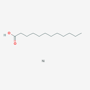 molecular formula C12H24NiO2 B14721301 Dodecanoic acid;nickel CAS No. 13282-11-6