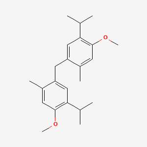 1-Methoxy-4-[(4-methoxy-2-methyl-5-propan-2-ylphenyl)methyl]-5-methyl-2-propan-2-ylbenzene