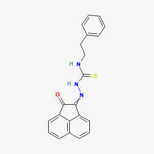 1-[(2-Oxoacenaphthylen-1-ylidene)amino]-3-(2-phenylethyl)thiourea