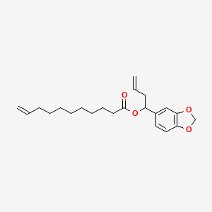 1-(2H-1,3-Benzodioxol-5-YL)but-3-EN-1-YL undec-10-enoate