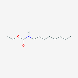 molecular formula C11H23NO2 B14721354 Carbamic acid, octyl-, ethyl ester CAS No. 6558-70-9