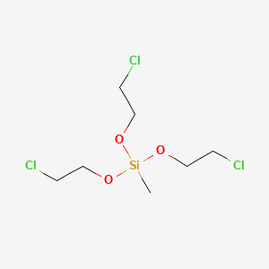 molecular formula C7H15Cl3O3Si B14721366 Tris(2-chloroethoxy)methylsilane CAS No. 6711-45-1