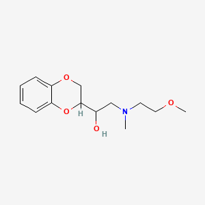 alpha-((N-(2-Methoxyethyl)methylamino)methyl)-1,4-benzodioxan-2-methanol