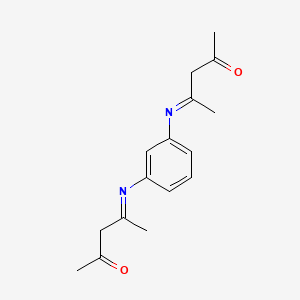 (4e,4'e)-4,4'-(Benzene-1,3-diyldinitrilo)dipentan-2-one