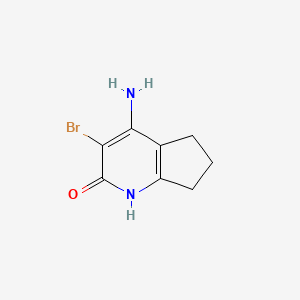 4-Amino-3-bromo-1,5,6,7-tetrahydro-2h-cyclopenta[b]pyridin-2-one