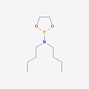 molecular formula C10H22NO2P B14721420 N,N-dibutyl-1,3,2-dioxaphospholan-2-amine CAS No. 7114-46-7