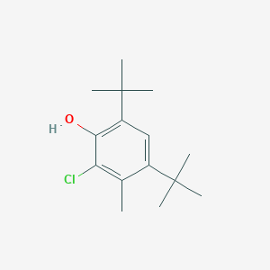 4,6-Di-tert-butyl-2-chloro-3-methylphenol