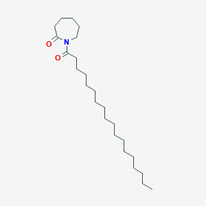 molecular formula C24H45NO2 B14721455 1-Octadecanoylazepan-2-one CAS No. 5515-06-0