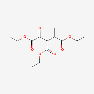 molecular formula C13H20O7 B14721487 Triethyl 1-oxobutane-1,2,3-tricarboxylate CAS No. 5464-46-0