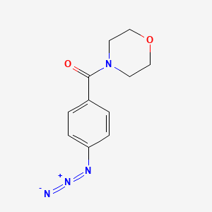 molecular formula C11H12N4O2 B1472149 4-(4-Azidobenzoyl)morpholine CAS No. 927188-80-5