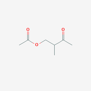 molecular formula C7H12O3 B14721544 2-Methyl-3-oxobutyl acetate CAS No. 13515-64-5