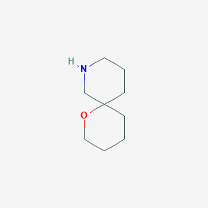 molecular formula C9H17NO B1472160 1-Oxa-8-azaspiro[5.5]undecane CAS No. 70399-19-8