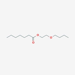 molecular formula C13H26O3 B14721611 2-Butoxyethyl heptanoate CAS No. 5454-20-6