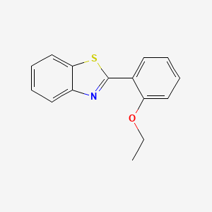 molecular formula C15H13NOS B14721645 2-(2-Ethoxyphenyl)-1,3-benzothiazole CAS No. 6265-58-3