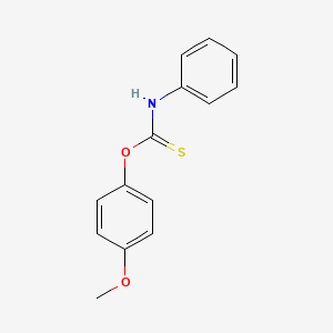 O-(4-Methoxyphenyl) phenylcarbamothioate