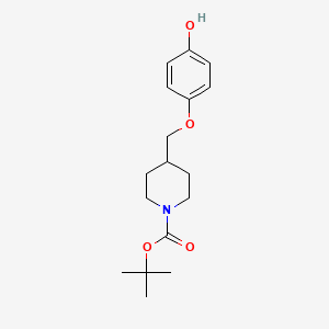 tert-Butyl 4-((4-Hydroxyphenoxy)methyl)piperidine-1-carboxylate