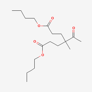 Dibutyl 4-acetyl-4-methylheptanedioate