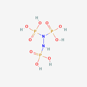 molecular formula H7N2O9P3 B14721715 N,N'-Diphosphonophosphorohydrazidic acid CAS No. 14465-76-0