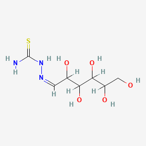 molecular formula C7H15N3O5S B14721767 [(Z)-2,3,4,5,6-pentahydroxyhexylideneamino]thiourea CAS No. 13456-61-6