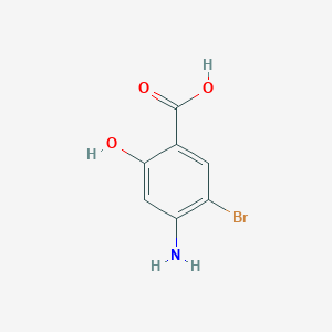 4-Amino-5-bromo-2-hydroxybenzoic acid