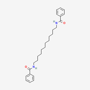 molecular formula C26H36N2O2 B14721829 Benzamide, N,N'-1,12-dodecanediylbis- CAS No. 13880-42-7