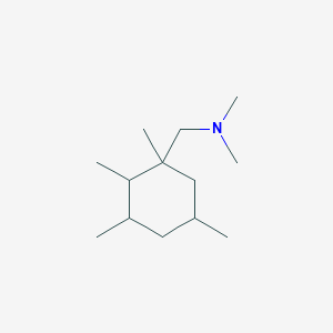 molecular formula C13H27N B14721844 n,n-Dimethyl-1-(1,2,3,5-tetramethylcyclohexyl)methanamine CAS No. 6319-75-1