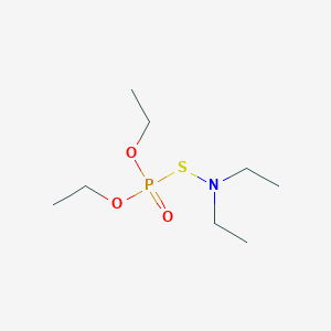 molecular formula C8H20NO3PS B14721869 N-diethoxyphosphorylsulfanyl-N-ethylethanamine CAS No. 5626-97-1