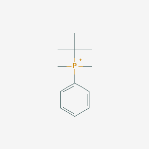 molecular formula C12H20P+ B14721875 Dimethyl-phenyl-tert-butyl-phosphanium CAS No. 6002-37-5