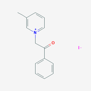 3-Methyl-1-(2-oxo-2-phenylethyl)pyridin-1-ium iodide