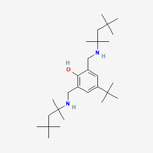 4-Tert-butyl-2,6-bis{[(2,4,4-trimethylpentan-2-yl)amino]methyl}phenol