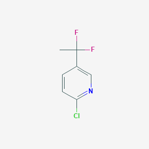 molecular formula C7H6ClF2N B1472198 2-氯-5-(1,1-二氟乙基)吡啶 CAS No. 1353777-55-5