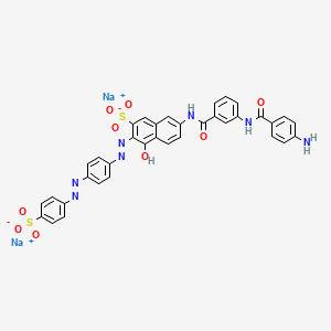 molecular formula C36H25N7Na2O9S2 B14721993 Benzamin Red 5B CAS No. 5905-22-6