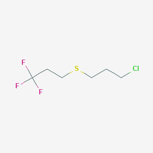 molecular formula C6H10ClF3S B1472200 3-Chloropropyl 3,3,3-trifluoropropyl sulfide CAS No. 1353008-72-6