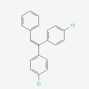 molecular formula C20H14Cl2 B14722005 1,1'-(2-Phenylethene-1,1-diyl)bis(4-chlorobenzene) CAS No. 6337-37-7