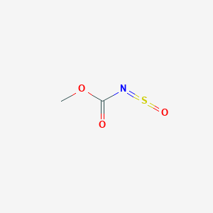 molecular formula C2H3NO3S B14722031 Methyl (oxo-lambda~4~-sulfanylidene)carbamate CAS No. 5659-91-6