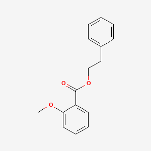 molecular formula C16H16O3 B14722037 2-Phenylethyl 2-methoxybenzoate CAS No. 6290-44-4