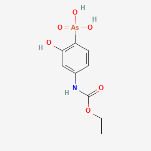 [4-(ethoxycarbonylamino)-2-hydroxyphenyl]arsonic acid