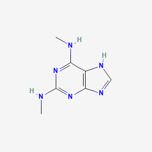 N,N'-Dimethyl-1H-purine-2,6-diamine