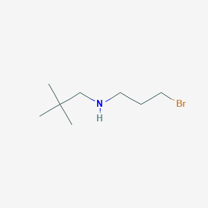 molecular formula C8H18BrN B14722118 N-(3-bromopropyl)-2,2-dimethylpropan-1-amine CAS No. 6947-78-0