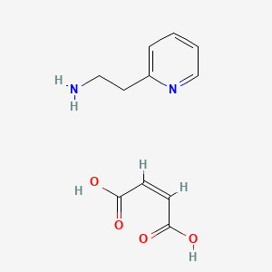 molecular formula C11H14N2O4 B14722135 2-(Pyridin-2-YL)ethanamine maleate CAS No. 6948-24-9