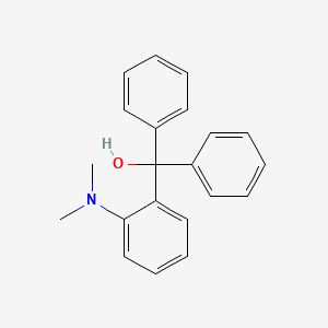 molecular formula C21H21NO B14722152 [2-(Dimethylamino)phenyl](diphenyl)methanol CAS No. 10483-04-2