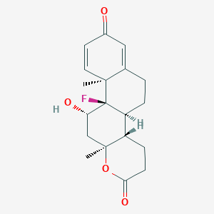 (4As,4bs,10as,10br,11s,12as)-10b-fluoro-11-hydroxy-10a,12a-dimethyl-3,4,4a,5,6,10a,10b,11,12,12a-decahydro-2h-naphtho[2,1-f]chromene-2,8(4bh)-dione