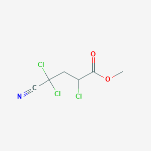 Methyl 2,4,4-trichloro-4-cyanobutanoate