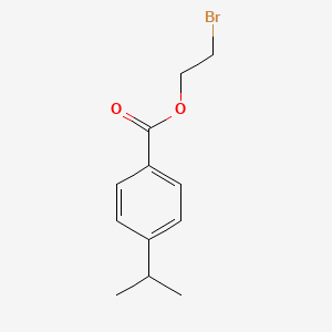 molecular formula C12H15BrO2 B14722188 2-Bromoethyl 4-(propan-2-yl)benzoate CAS No. 6314-95-0