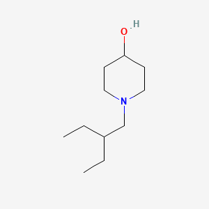 molecular formula C11H23NO B1472219 1-(2-Ethylbutyl)piperidin-4-ol CAS No. 1557504-95-6